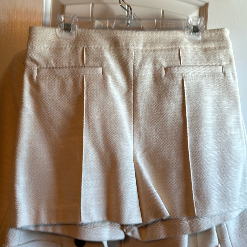 Ann Taylor cream color jacket and matching shorts